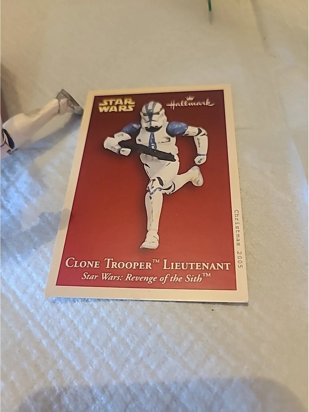 2005 Clone Trooper Lieutenant, QXI6175 Revenge of the Sith Ornament Star Wars